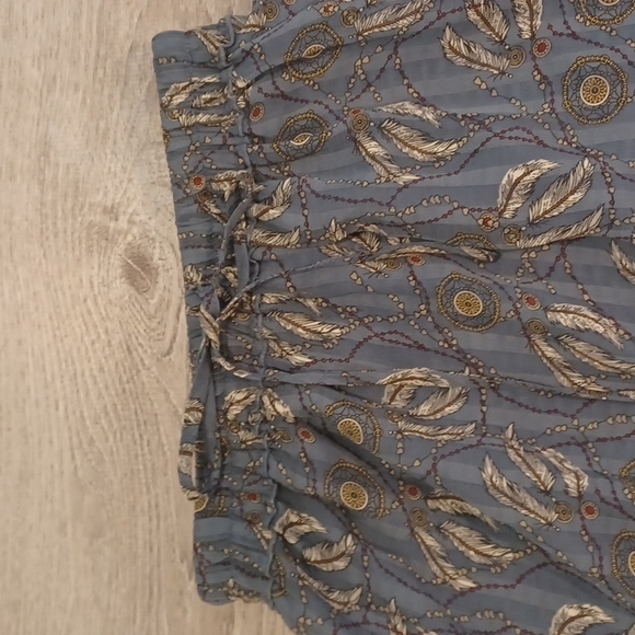 Yakira Bella dream catcher ruffled skirt elastic waist sheer lined drawstring XS - Picture 3 of 16